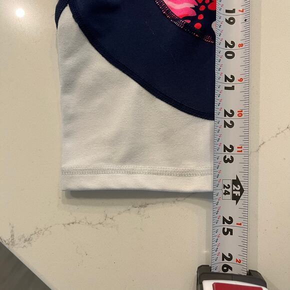 Lilly Pulitzer Luxletic Weekender Mid Rise Leggings in Low Tide Navy Size Large - Picture 10 of 10